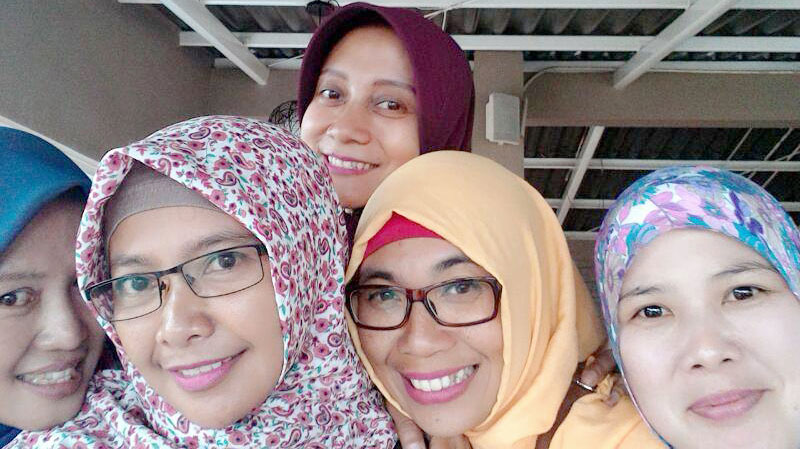 Dewi with Her Friends